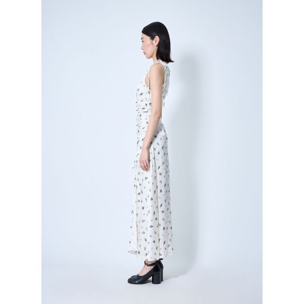Ganni Women Printed Gathered Maxi Dress - Picture 3 of 6
